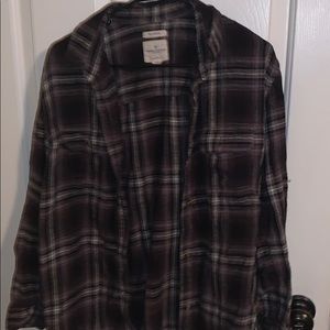 American eagle destroyed flannel